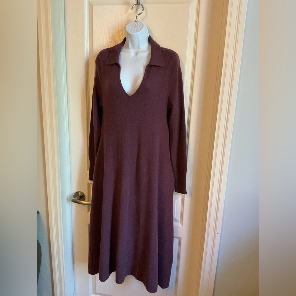 NWT Van Kukil cashmere dress size medium